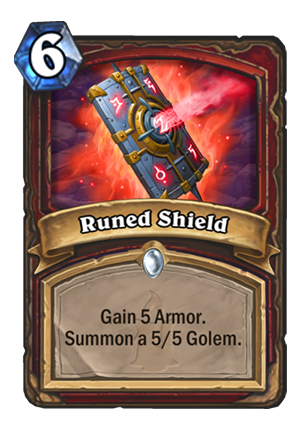 Runed Shield Card