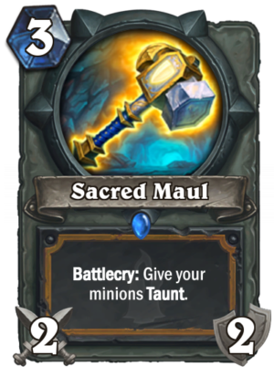 Sacred Maul Card