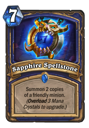 Sapphire Spellstone Card