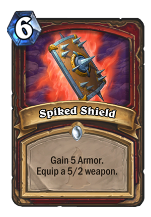 Spiked Shield Card