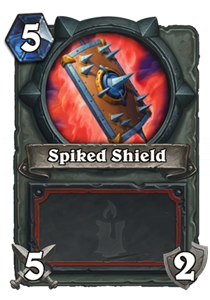Spiked Shield (Weapon) Card