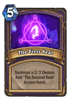 The First Seal Card