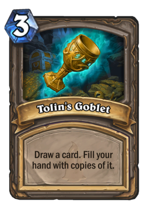 Tolin’s Goblet Card