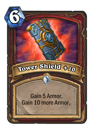 Tower Shield +10 Card