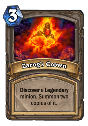Zarog’s Crown Card