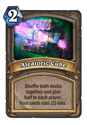 Aleatoric Cube Card
