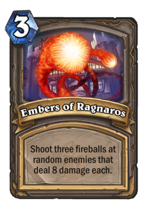 Embers of Ragnaros Card