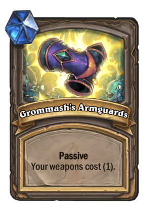 Grommash’s Armguards Card