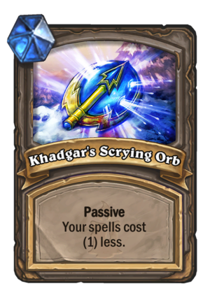 Khadgar’s Scrying Orb Card