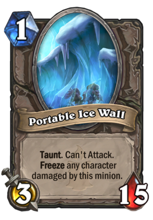Portable Ice Wall Card