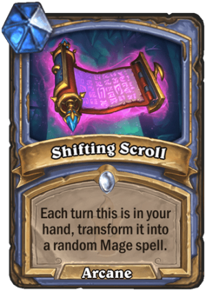 Shifting Scroll Card