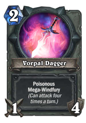 Vorpal Dagger Card