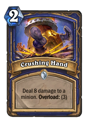 Crushing Hand Card