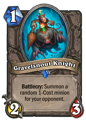 Gravelsnout Knight Card