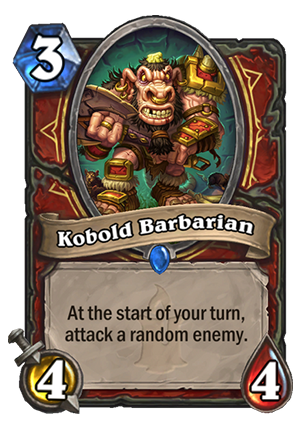 Kobold Barbarian Card