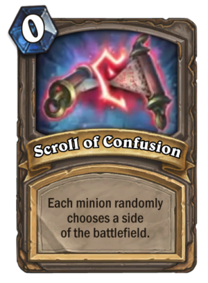 Scroll of Confusion Card