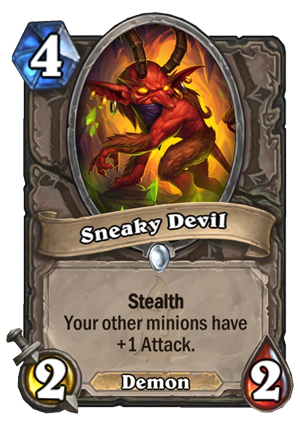 Sneaky Devil Card