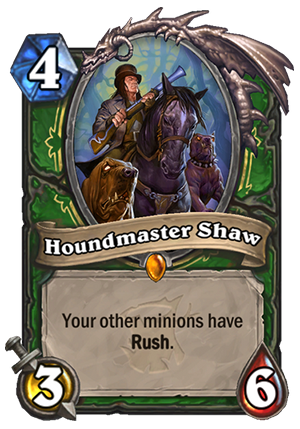 Houndmaster Shaw Card