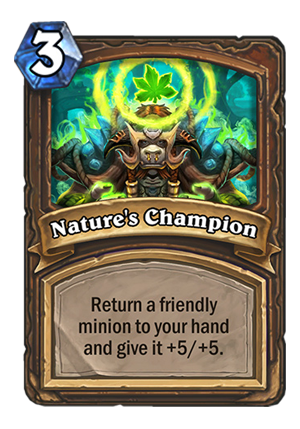 Nature’s Champion Card