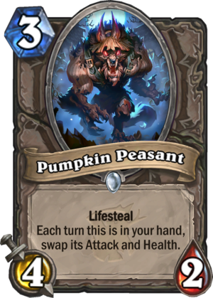 Pumpkin Peasant (Worgen) Card