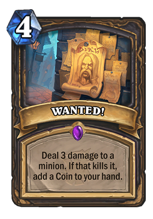 WANTED! Card