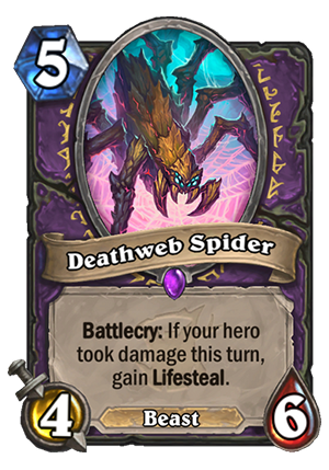 Deathweb Spider Card