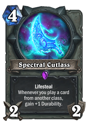 Spectral Cutlass Card