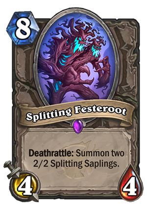 Splitting Festeroot Card