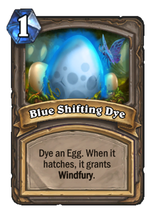 Blue Shifting Dye Card