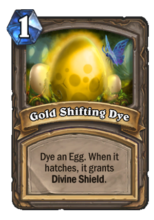 Gold Shifting Dye Card