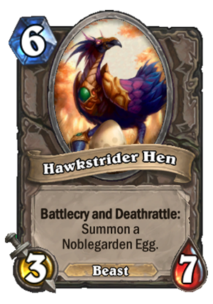 Hawkstrider Hen Card