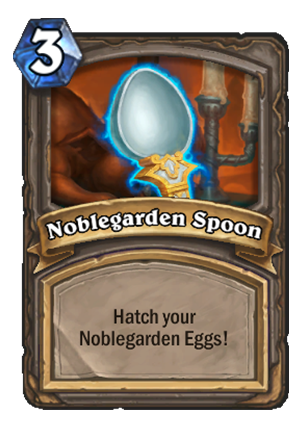 Noblegarden Spoon Card