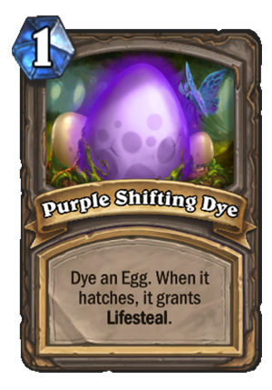 Purple Shifting Dye Card
