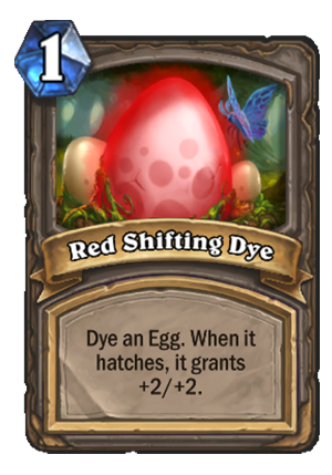 Red Shifting Dye Card