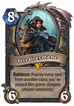 Tess Greymane Card