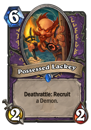 Possessed Lackey Card