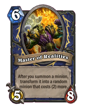Master of Realities Card