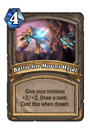 Battle for Mount Hyjal Card