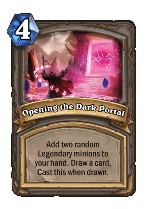 Opening the Dark Portal Card