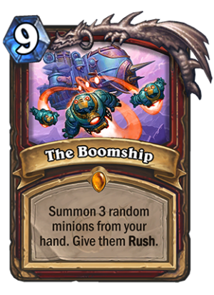 The Boomship Card
