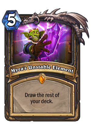 Myra’s Unstable Element Card