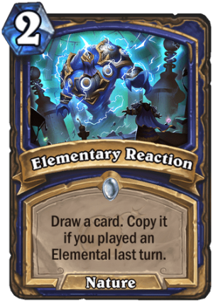 Elementary Reaction Card
