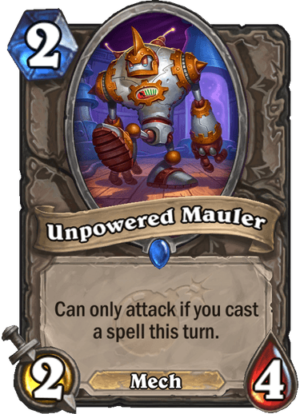Unpowered Mauler Card