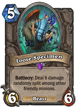 Loose Specimen Card