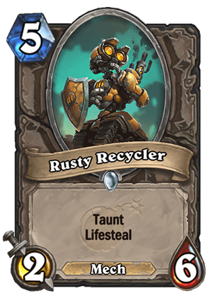 Rusty Recycler Card