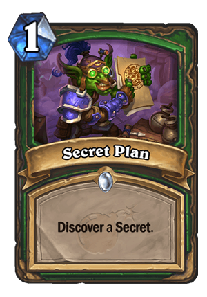 Secret Plan Card