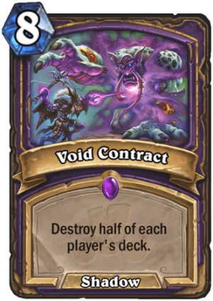 Void Contract Card