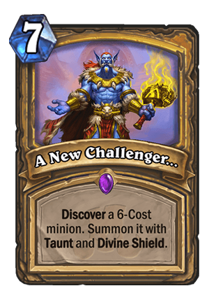 A New Challenger… Card