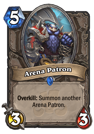 Arena Patron Card