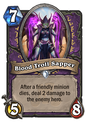 Blood Troll Sapper Card